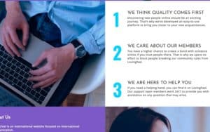 LovingFeel Homepage 2