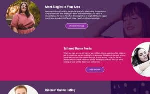 CurvyContacts Homepage 2