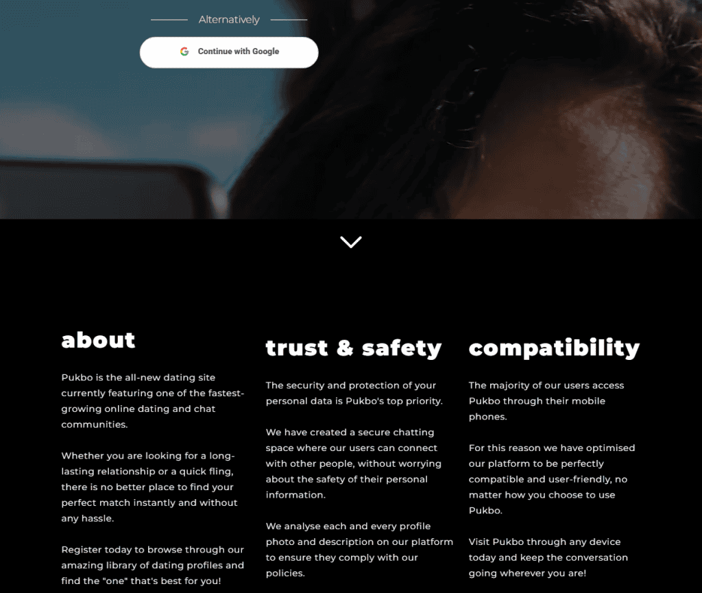 Pukbo about trust and safety and compatibility section