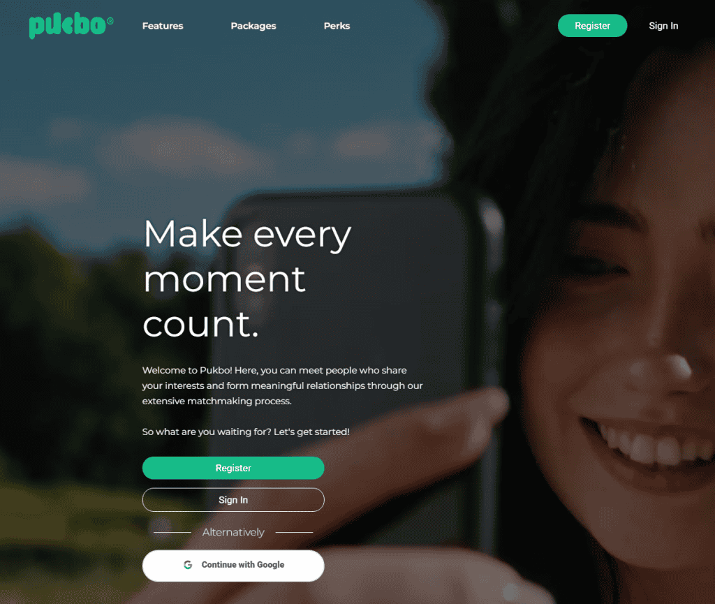 Pukbo dating site homepage make every moment count